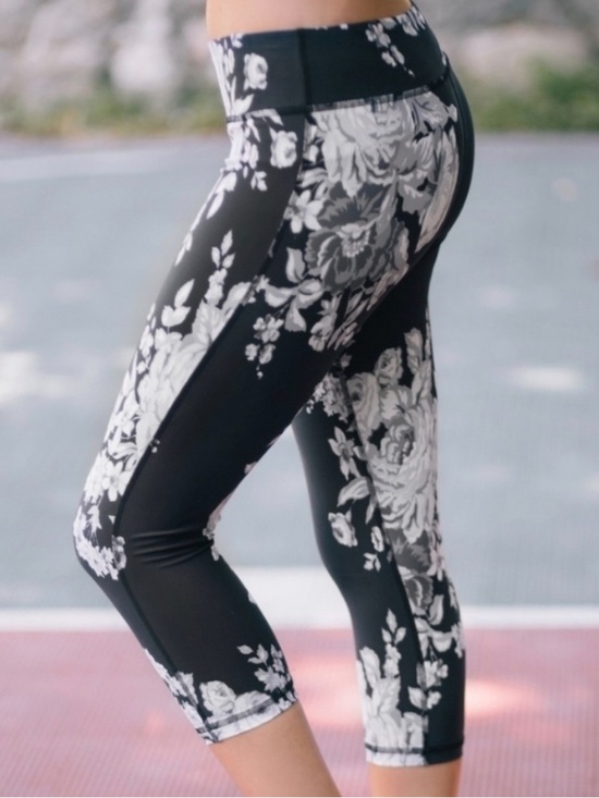 Albion Pants - Albion Fit Antigua Slate Crop Leggings